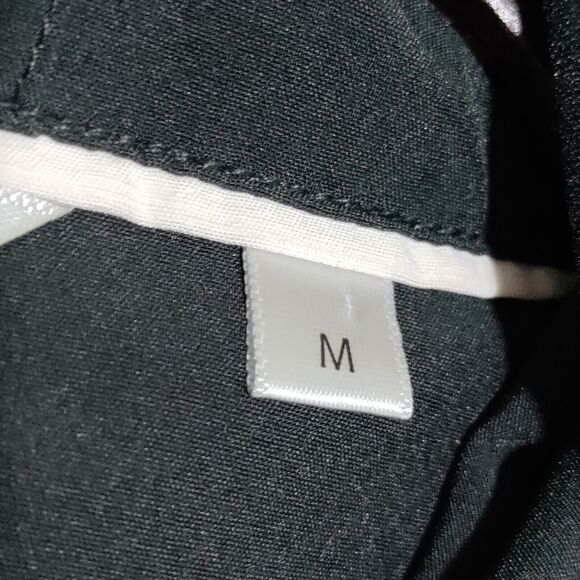 Black Clover Hooded Jacket Mens MEDIUM Black Full Zip TOP GOLF Logo Embroidered - Picture 12 of 16